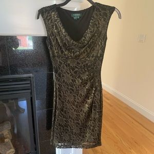 Lauren Ralph Lauren metallic dress